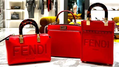 see through fendi bag|Fendi designer handbags red.